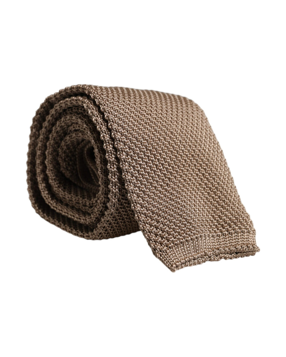 Dolce & Gabbana Silk Knit Necktie (Brown)