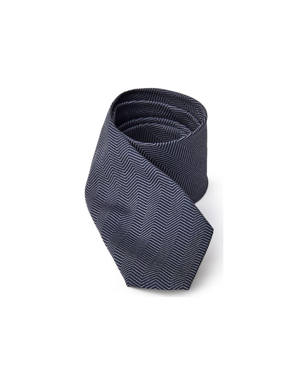Jil Sander Micro Stripe Silk Necktie (Navy)