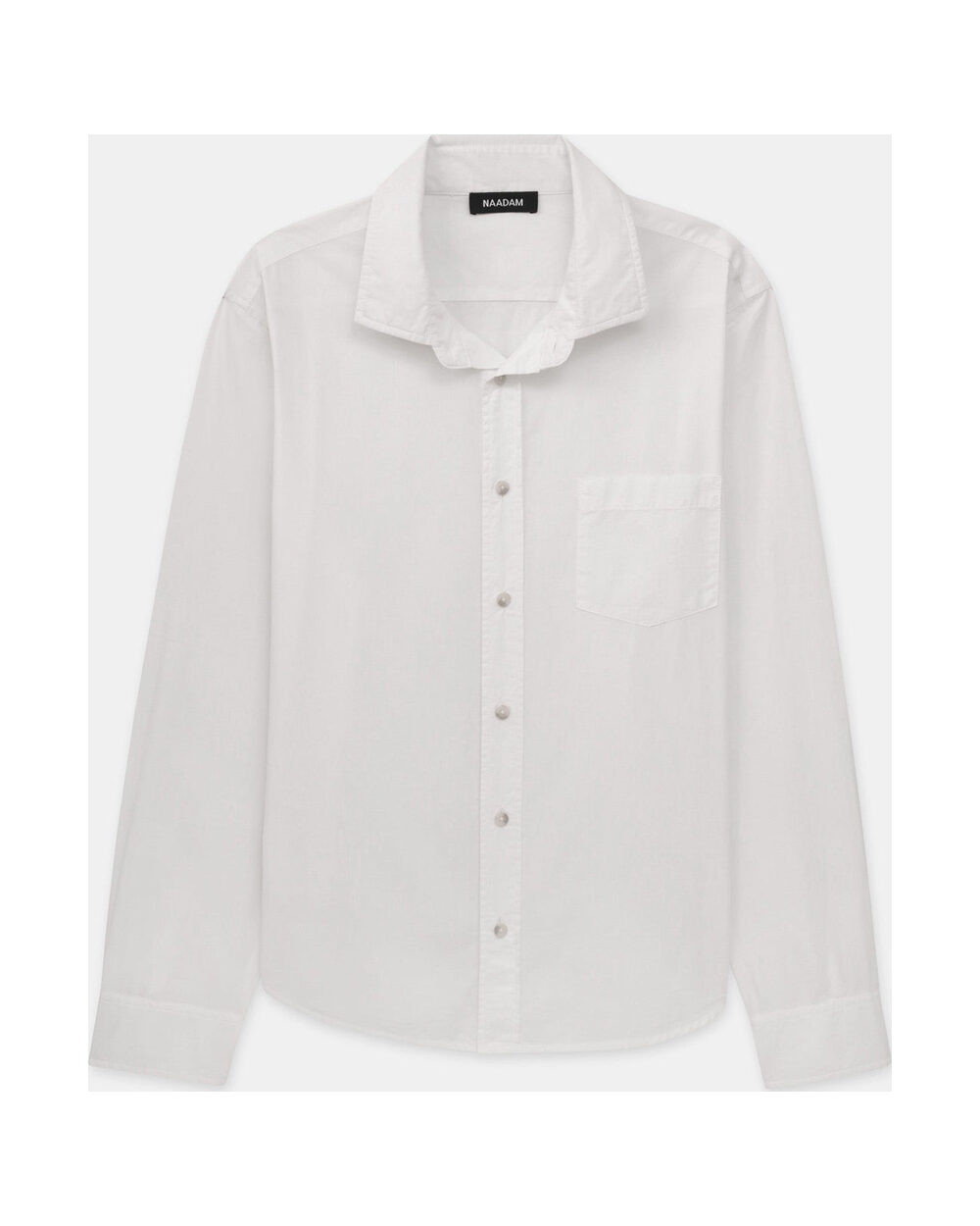 NAADAM Organic Cotton Button Down Shirt (White)