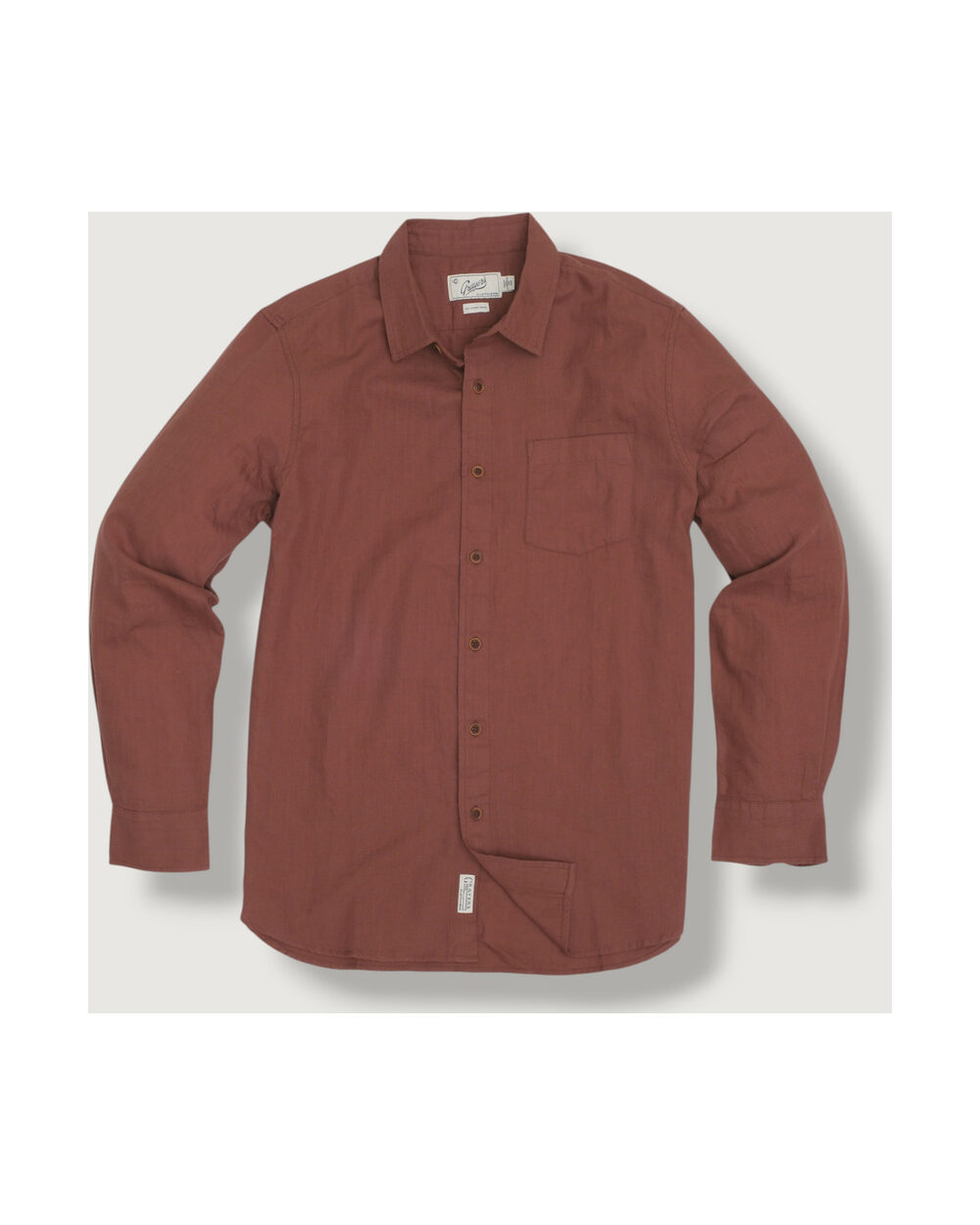Grayers Lightweight Powerloom Shirt, Marron