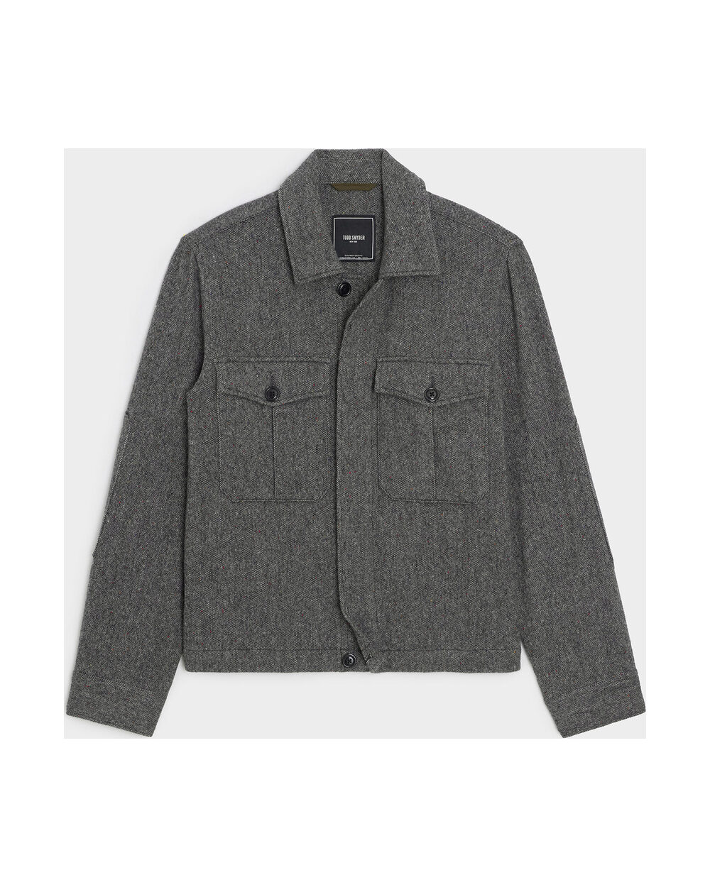 Todd Snyder Donegal Military Overshirt, Charcoal